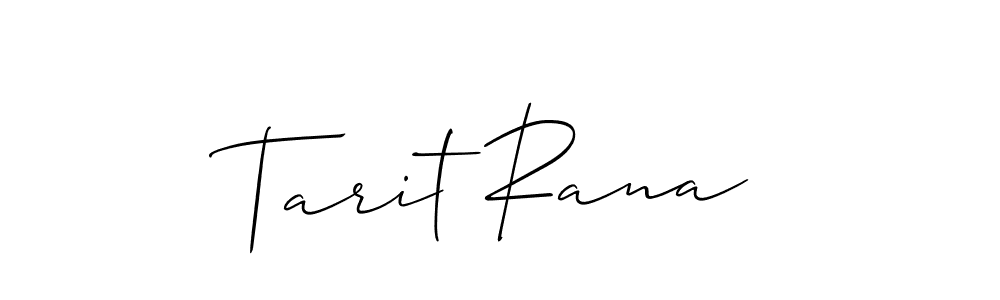 if you are searching for the best signature style for your name Tarit Rana. so please give up your signature search. here we have designed multiple signature styles  using Allison_Script. Tarit Rana signature style 2 images and pictures png