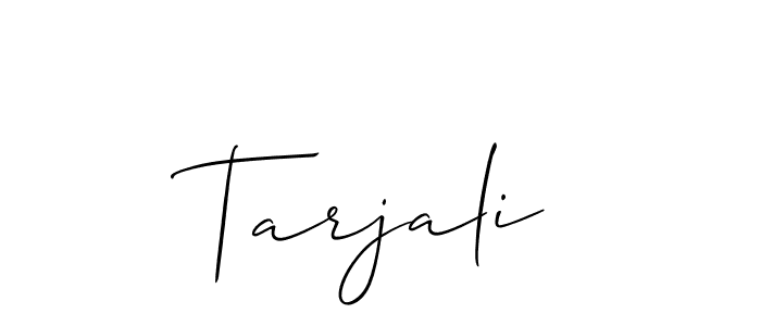 Best and Professional Signature Style for Tarjali. Allison_Script Best Signature Style Collection. Tarjali signature style 2 images and pictures png