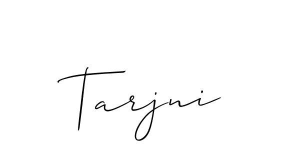 Similarly Allison_Script is the best handwritten signature design. Signature creator online .You can use it as an online autograph creator for name Tarjni. Tarjni signature style 2 images and pictures png