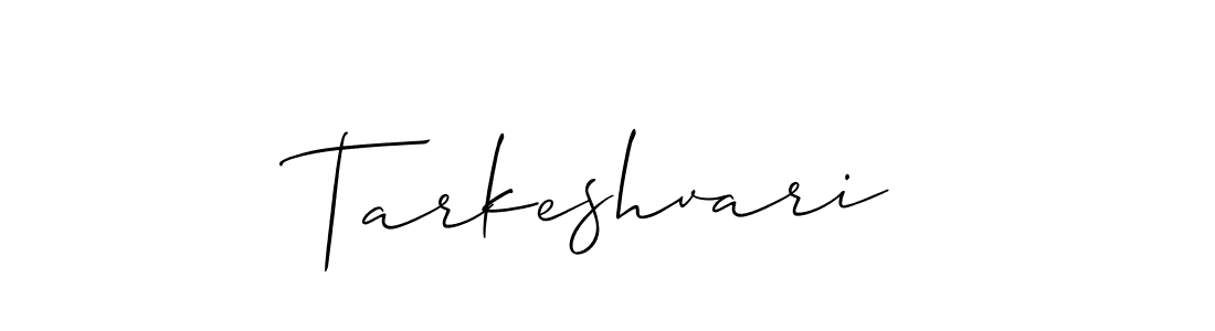 How to make Tarkeshvari signature? Allison_Script is a professional autograph style. Create handwritten signature for Tarkeshvari name. Tarkeshvari signature style 2 images and pictures png
