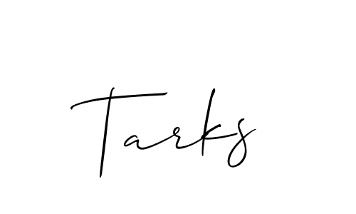 It looks lik you need a new signature style for name Tarks. Design unique handwritten (Allison_Script) signature with our free signature maker in just a few clicks. Tarks signature style 2 images and pictures png
