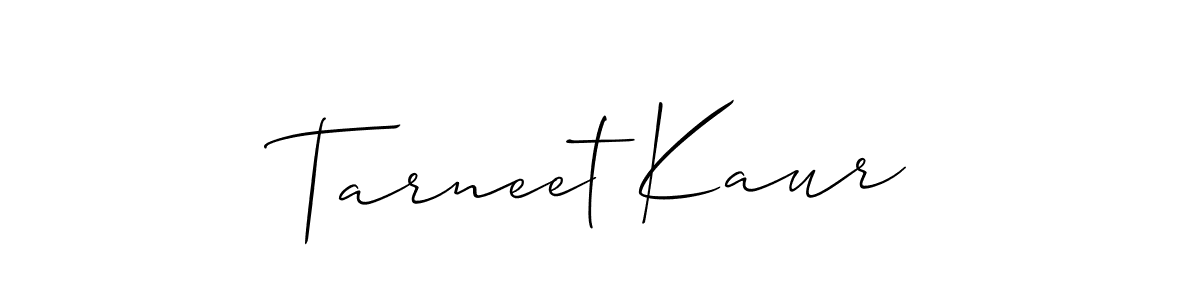 Similarly Allison_Script is the best handwritten signature design. Signature creator online .You can use it as an online autograph creator for name Tarneet Kaur. Tarneet Kaur signature style 2 images and pictures png