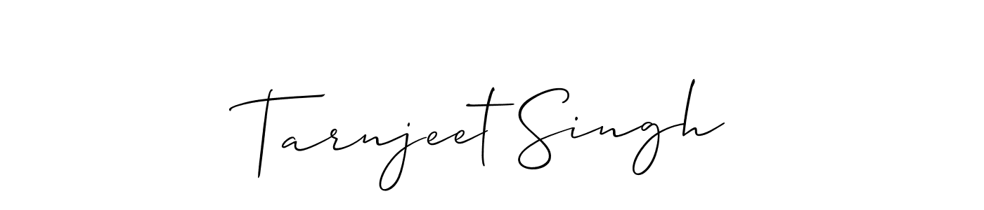 Design your own signature with our free online signature maker. With this signature software, you can create a handwritten (Allison_Script) signature for name Tarnjeet Singh. Tarnjeet Singh signature style 2 images and pictures png