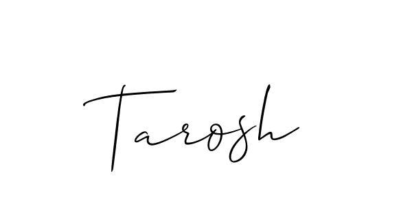 Make a short Tarosh signature style. Manage your documents anywhere anytime using Allison_Script. Create and add eSignatures, submit forms, share and send files easily. Tarosh signature style 2 images and pictures png