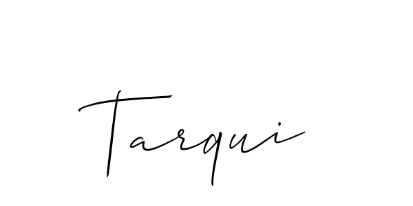 How to make Tarqui signature? Allison_Script is a professional autograph style. Create handwritten signature for Tarqui name. Tarqui signature style 2 images and pictures png