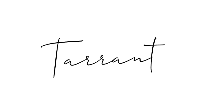 Tarrant stylish signature style. Best Handwritten Sign (Allison_Script) for my name. Handwritten Signature Collection Ideas for my name Tarrant. Tarrant signature style 2 images and pictures png