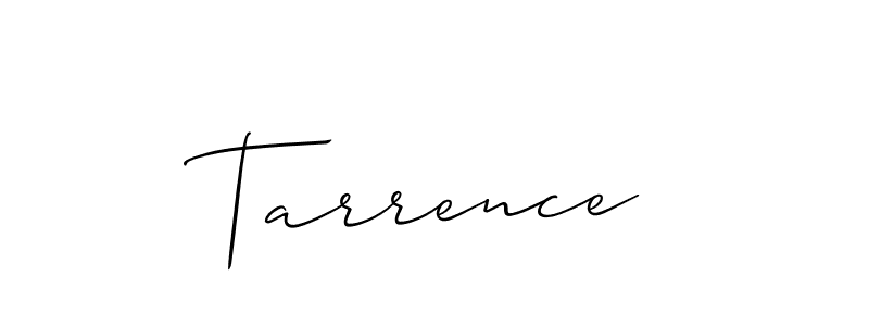 Once you've used our free online signature maker to create your best signature Allison_Script style, it's time to enjoy all of the benefits that Tarrence name signing documents. Tarrence signature style 2 images and pictures png