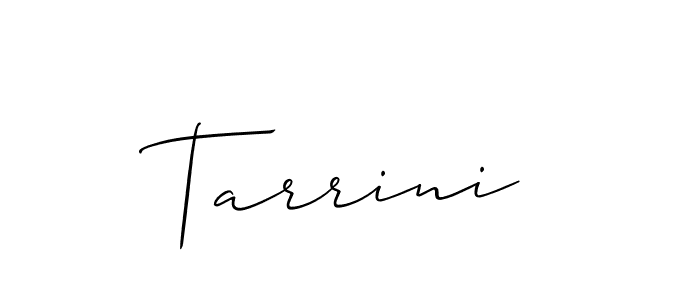 The best way (Allison_Script) to make a short signature is to pick only two or three words in your name. The name Tarrini include a total of six letters. For converting this name. Tarrini signature style 2 images and pictures png