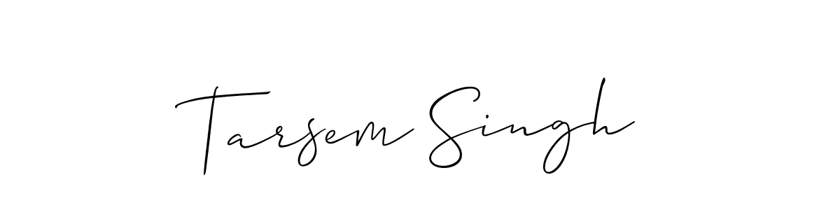 Create a beautiful signature design for name Tarsem Singh. With this signature (Allison_Script) fonts, you can make a handwritten signature for free. Tarsem Singh signature style 2 images and pictures png
