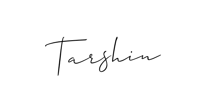Also we have Tarshin name is the best signature style. Create professional handwritten signature collection using Allison_Script autograph style. Tarshin signature style 2 images and pictures png