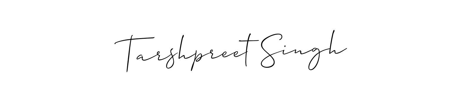 This is the best signature style for the Tarshpreet Singh name. Also you like these signature font (Allison_Script). Mix name signature. Tarshpreet Singh signature style 2 images and pictures png