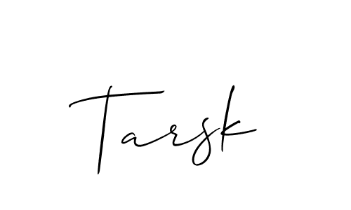 Once you've used our free online signature maker to create your best signature Allison_Script style, it's time to enjoy all of the benefits that Tarsk name signing documents. Tarsk signature style 2 images and pictures png