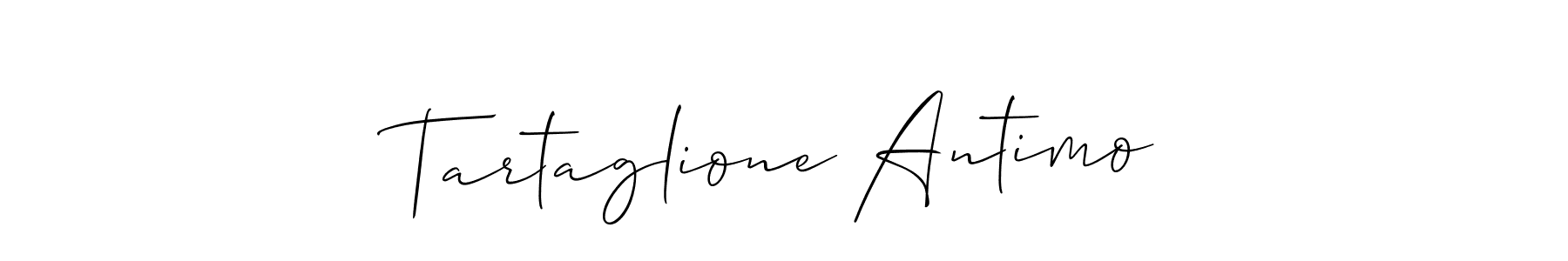 Tartaglione Antimo stylish signature style. Best Handwritten Sign (Allison_Script) for my name. Handwritten Signature Collection Ideas for my name Tartaglione Antimo. Tartaglione Antimo signature style 2 images and pictures png