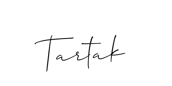 How to make Tartak name signature. Use Allison_Script style for creating short signs online. This is the latest handwritten sign. Tartak signature style 2 images and pictures png