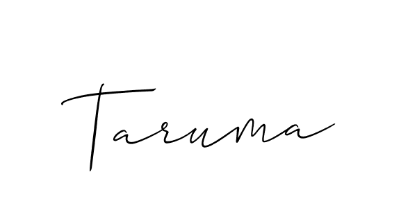 if you are searching for the best signature style for your name Taruma. so please give up your signature search. here we have designed multiple signature styles  using Allison_Script. Taruma signature style 2 images and pictures png