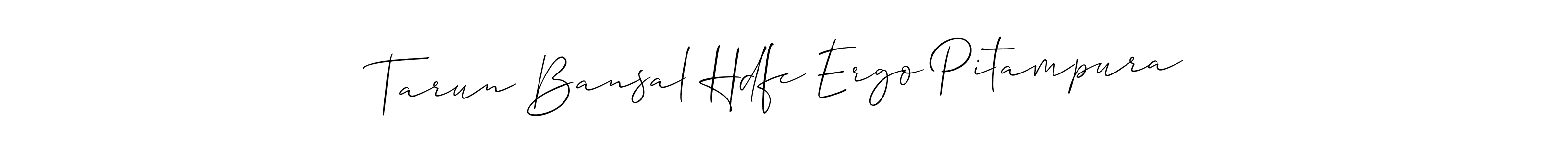 How to Draw Tarun Bansal Hdfc Ergo Pitampura signature style? Allison_Script is a latest design signature styles for name Tarun Bansal Hdfc Ergo Pitampura. Tarun Bansal Hdfc Ergo Pitampura signature style 2 images and pictures png