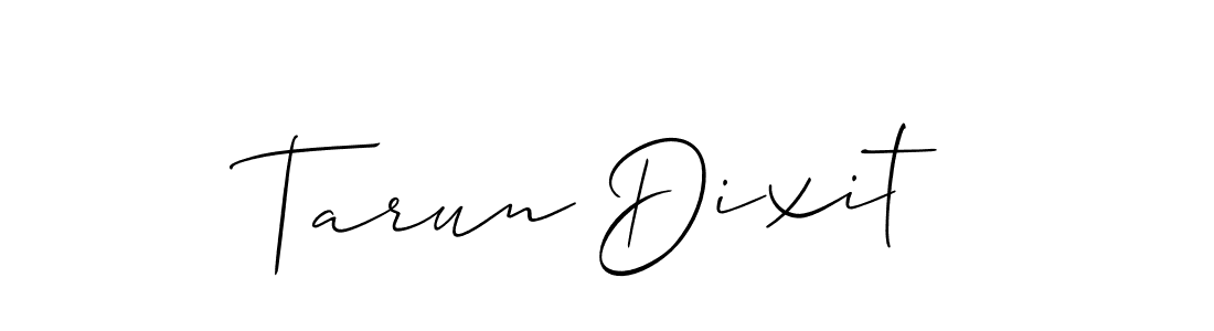 Design your own signature with our free online signature maker. With this signature software, you can create a handwritten (Allison_Script) signature for name Tarun Dixit. Tarun Dixit signature style 2 images and pictures png