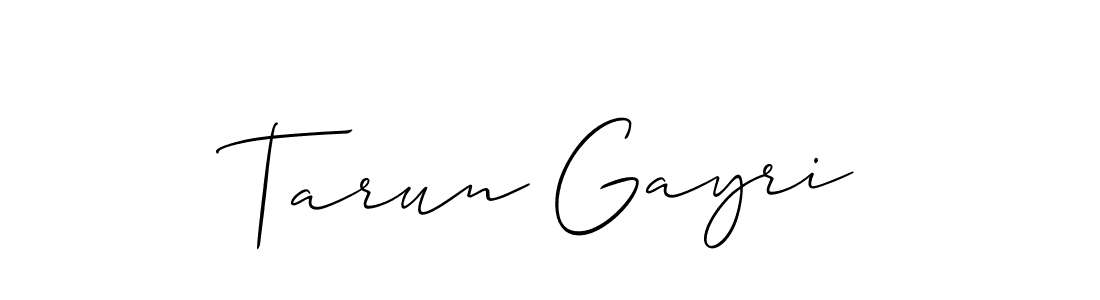 Make a beautiful signature design for name Tarun Gayri. Use this online signature maker to create a handwritten signature for free. Tarun Gayri signature style 2 images and pictures png