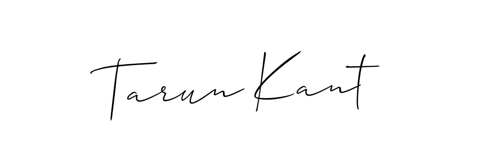 You should practise on your own different ways (Allison_Script) to write your name (Tarun Kant) in signature. don't let someone else do it for you. Tarun Kant signature style 2 images and pictures png