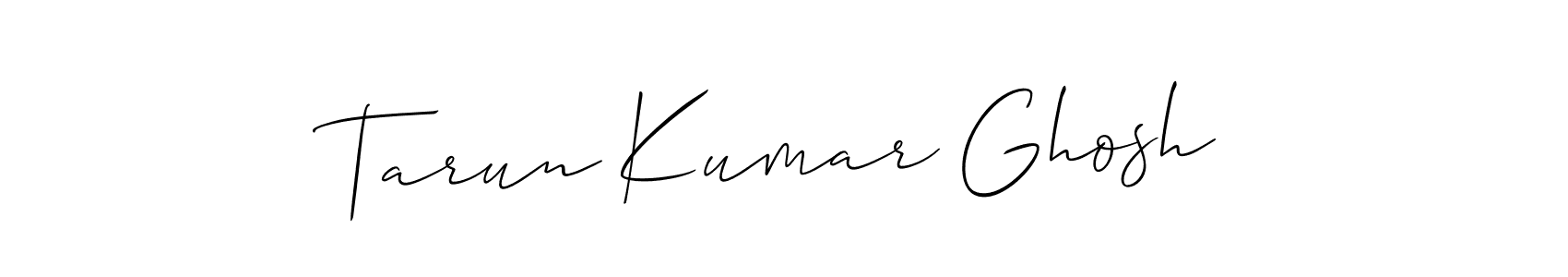 How to Draw Tarun Kumar Ghosh signature style? Allison_Script is a latest design signature styles for name Tarun Kumar Ghosh. Tarun Kumar Ghosh signature style 2 images and pictures png