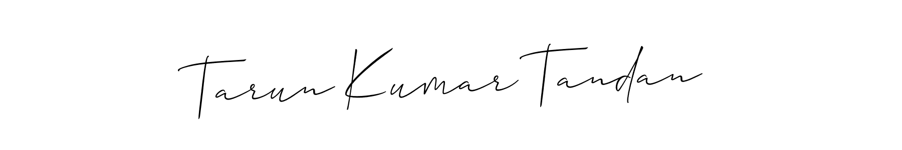 Make a beautiful signature design for name Tarun Kumar Tandan. Use this online signature maker to create a handwritten signature for free. Tarun Kumar Tandan signature style 2 images and pictures png