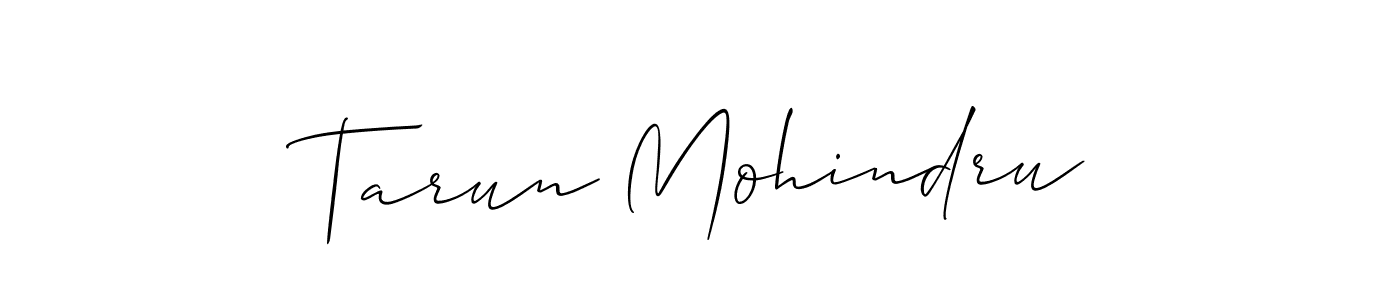 Also You can easily find your signature by using the search form. We will create Tarun Mohindru name handwritten signature images for you free of cost using Allison_Script sign style. Tarun Mohindru signature style 2 images and pictures png