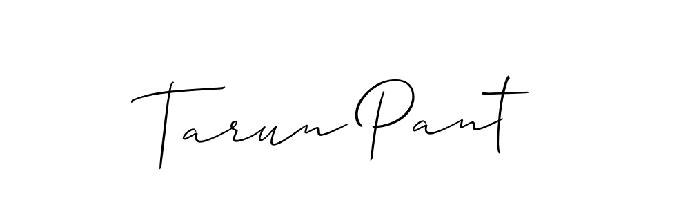 if you are searching for the best signature style for your name Tarun Pant. so please give up your signature search. here we have designed multiple signature styles  using Allison_Script. Tarun Pant signature style 2 images and pictures png