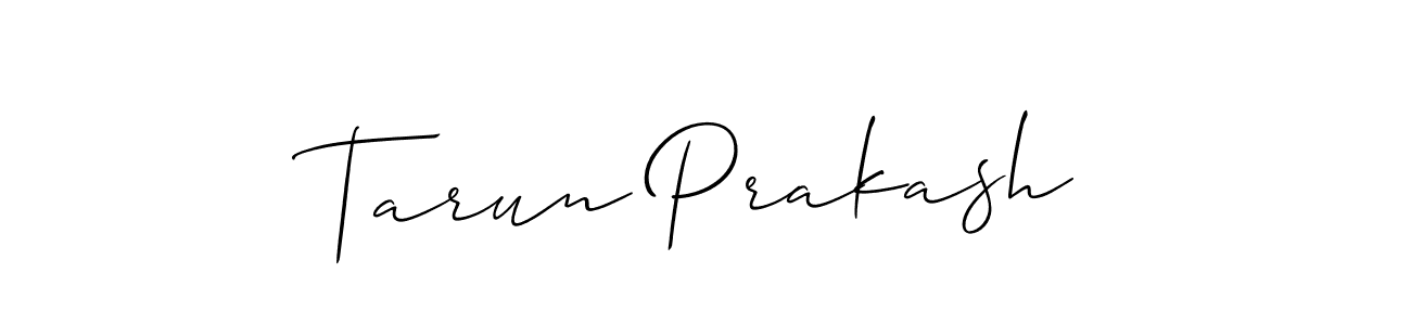 How to Draw Tarun Prakash signature style? Allison_Script is a latest design signature styles for name Tarun Prakash. Tarun Prakash signature style 2 images and pictures png