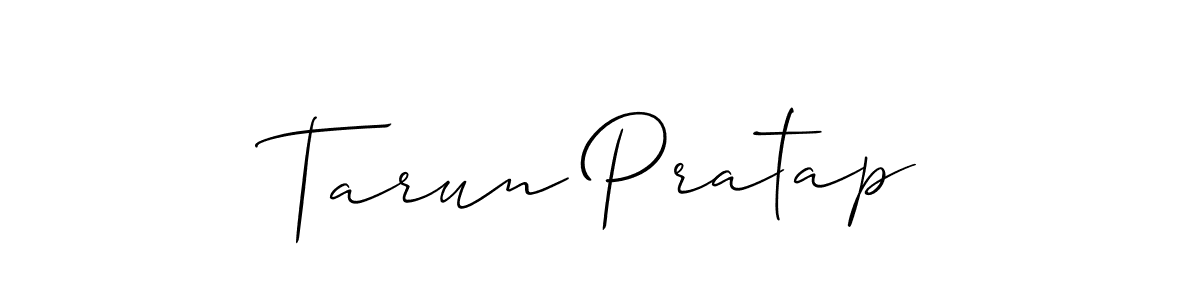 It looks lik you need a new signature style for name Tarun Pratap. Design unique handwritten (Allison_Script) signature with our free signature maker in just a few clicks. Tarun Pratap signature style 2 images and pictures png