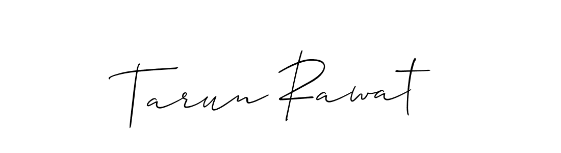 How to make Tarun Rawat name signature. Use Allison_Script style for creating short signs online. This is the latest handwritten sign. Tarun Rawat signature style 2 images and pictures png