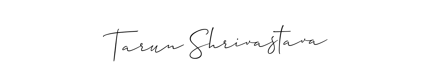 How to make Tarun Shrivastava signature? Allison_Script is a professional autograph style. Create handwritten signature for Tarun Shrivastava name. Tarun Shrivastava signature style 2 images and pictures png