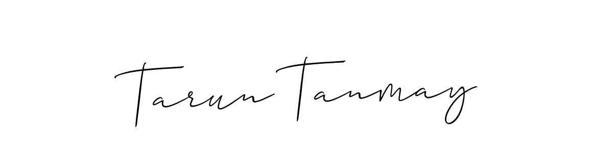 Allison_Script is a professional signature style that is perfect for those who want to add a touch of class to their signature. It is also a great choice for those who want to make their signature more unique. Get Tarun Tanmay name to fancy signature for free. Tarun Tanmay signature style 2 images and pictures png