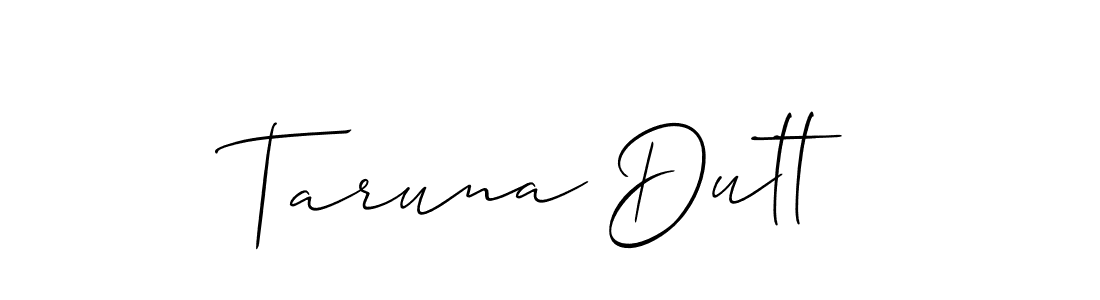 Here are the top 10 professional signature styles for the name Taruna Dutt. These are the best autograph styles you can use for your name. Taruna Dutt signature style 2 images and pictures png