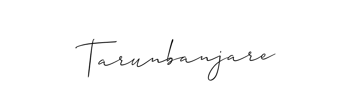 Make a beautiful signature design for name Tarunbanjare. Use this online signature maker to create a handwritten signature for free. Tarunbanjare signature style 2 images and pictures png