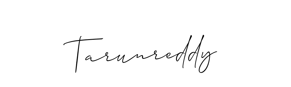 Design your own signature with our free online signature maker. With this signature software, you can create a handwritten (Allison_Script) signature for name Tarunreddy. Tarunreddy signature style 2 images and pictures png
