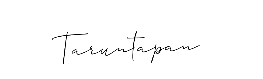Taruntapan stylish signature style. Best Handwritten Sign (Allison_Script) for my name. Handwritten Signature Collection Ideas for my name Taruntapan. Taruntapan signature style 2 images and pictures png