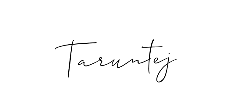 Once you've used our free online signature maker to create your best signature Allison_Script style, it's time to enjoy all of the benefits that Taruntej name signing documents. Taruntej signature style 2 images and pictures png