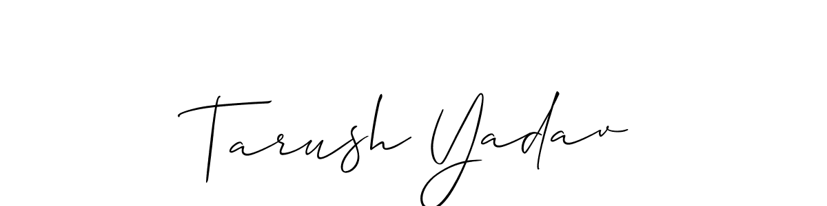 See photos of Tarush Yadav official signature by Spectra . Check more albums & portfolios. Read reviews & check more about Allison_Script font. Tarush Yadav signature style 2 images and pictures png