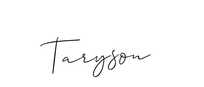 Also You can easily find your signature by using the search form. We will create Taryson name handwritten signature images for you free of cost using Allison_Script sign style. Taryson signature style 2 images and pictures png