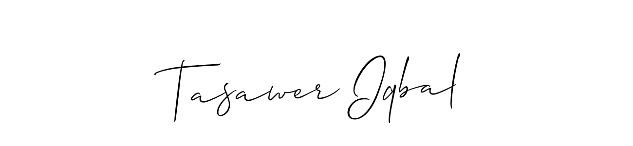 Make a beautiful signature design for name Tasawer Iqbal. Use this online signature maker to create a handwritten signature for free. Tasawer Iqbal signature style 2 images and pictures png