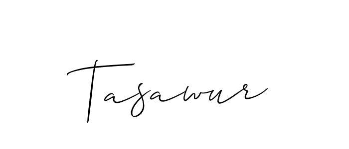 Best and Professional Signature Style for Tasawur. Allison_Script Best Signature Style Collection. Tasawur signature style 2 images and pictures png