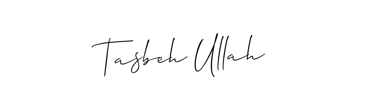 if you are searching for the best signature style for your name Tasbeh Ullah. so please give up your signature search. here we have designed multiple signature styles  using Allison_Script. Tasbeh Ullah signature style 2 images and pictures png