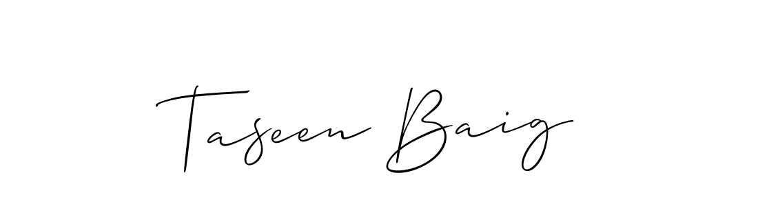 This is the best signature style for the Taseen Baig name. Also you like these signature font (Allison_Script). Mix name signature. Taseen Baig signature style 2 images and pictures png