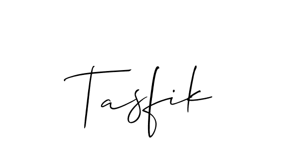 Make a beautiful signature design for name Tasfik. With this signature (Allison_Script) style, you can create a handwritten signature for free. Tasfik signature style 2 images and pictures png