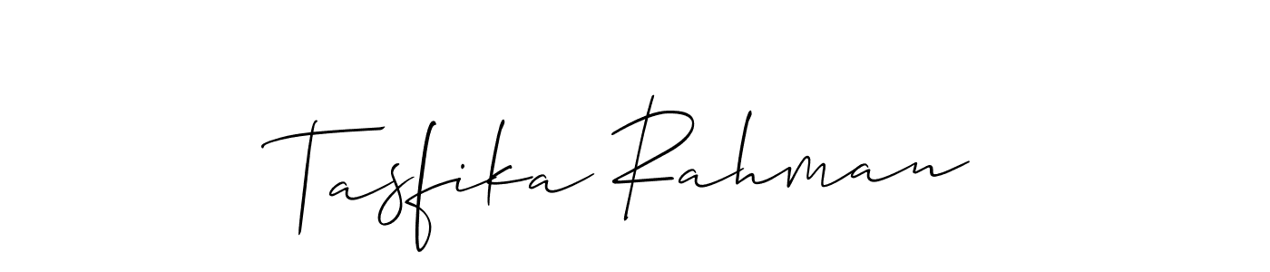 Similarly Allison_Script is the best handwritten signature design. Signature creator online .You can use it as an online autograph creator for name Tasfika Rahman. Tasfika Rahman signature style 2 images and pictures png