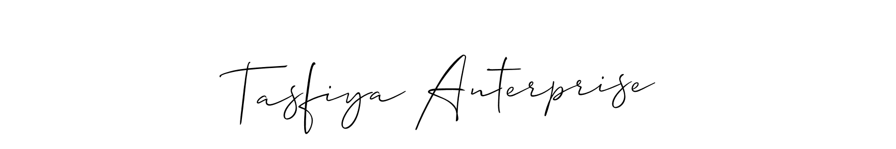 Similarly Allison_Script is the best handwritten signature design. Signature creator online .You can use it as an online autograph creator for name Tasfiya Anterprise. Tasfiya Anterprise signature style 2 images and pictures png