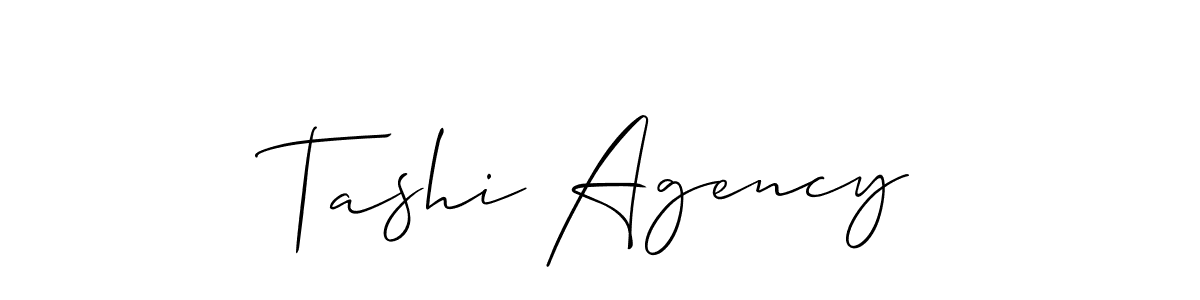 Once you've used our free online signature maker to create your best signature Allison_Script style, it's time to enjoy all of the benefits that Tashi Agency name signing documents. Tashi Agency signature style 2 images and pictures png