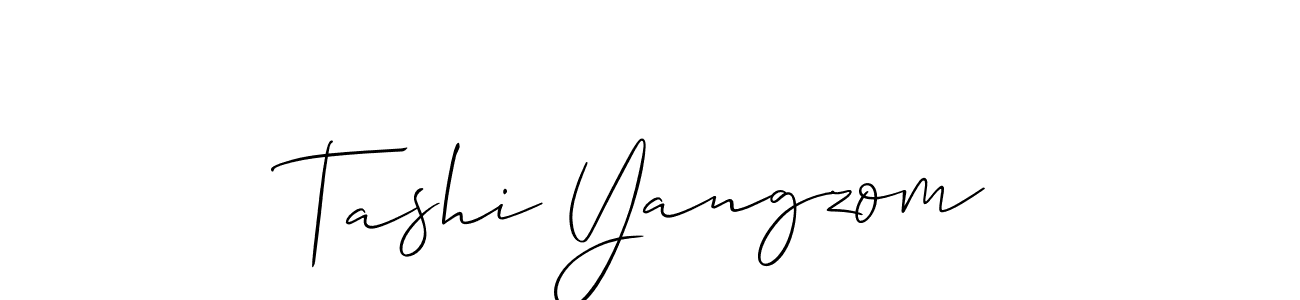 See photos of Tashi Yangzom official signature by Spectra . Check more albums & portfolios. Read reviews & check more about Allison_Script font. Tashi Yangzom signature style 2 images and pictures png