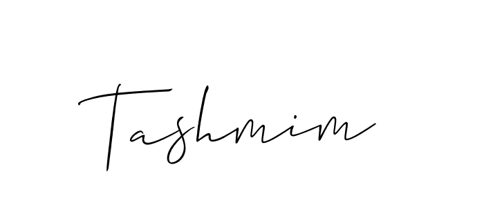 How to make Tashmim signature? Allison_Script is a professional autograph style. Create handwritten signature for Tashmim name. Tashmim signature style 2 images and pictures png