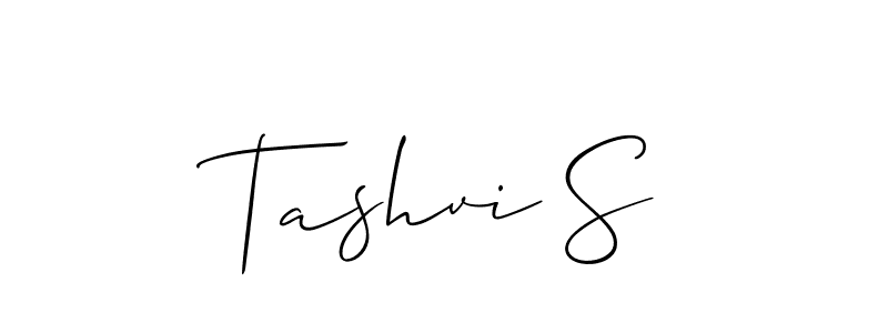 You can use this online signature creator to create a handwritten signature for the name Tashvi S. This is the best online autograph maker. Tashvi S signature style 2 images and pictures png